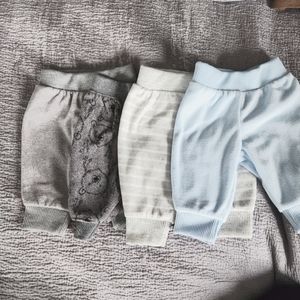 Fleece Pants Bundle 0-3 Lot